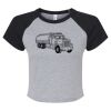 Women's Micro Rib Raglan Baby Tee Thumbnail