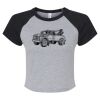 Women's Micro Rib Raglan Baby Tee Thumbnail