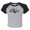 Women's Micro Rib Raglan Baby Tee Thumbnail