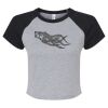 Women's Micro Rib Raglan Baby Tee Thumbnail
