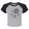 Women's Micro Rib Raglan Baby Tee Thumbnail