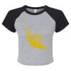 Women's Micro Rib Raglan Baby Tee Thumbnail