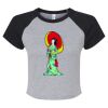 Women's Micro Rib Raglan Baby Tee Thumbnail