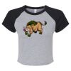 Women's Micro Rib Raglan Baby Tee Thumbnail