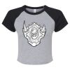 Women's Micro Rib Raglan Baby Tee Thumbnail