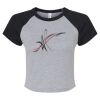 Women's Micro Rib Raglan Baby Tee Thumbnail
