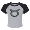 Women's Micro Rib Raglan Baby Tee Thumbnail