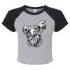 Women's Micro Rib Raglan Baby Tee Thumbnail