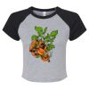 Women's Micro Rib Raglan Baby Tee Thumbnail
