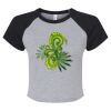 Women's Micro Rib Raglan Baby Tee Thumbnail