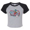Women's Micro Rib Raglan Baby Tee Thumbnail