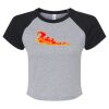 Women's Micro Rib Raglan Baby Tee Thumbnail