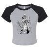 Women's Micro Rib Raglan Baby Tee Thumbnail