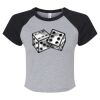 Women's Micro Rib Raglan Baby Tee Thumbnail