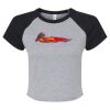 Women's Micro Rib Raglan Baby Tee Thumbnail