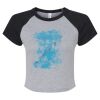 Women's Micro Rib Raglan Baby Tee Thumbnail