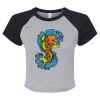 Women's Micro Rib Raglan Baby Tee Thumbnail