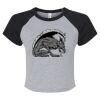 Women's Micro Rib Raglan Baby Tee Thumbnail