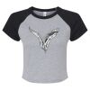 Women's Micro Rib Raglan Baby Tee Thumbnail