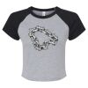 Women's Micro Rib Raglan Baby Tee Thumbnail