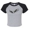 Women's Micro Rib Raglan Baby Tee Thumbnail