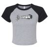 Women's Micro Rib Raglan Baby Tee Thumbnail