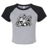 Women's Micro Rib Raglan Baby Tee Thumbnail