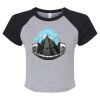 Women's Micro Rib Raglan Baby Tee Thumbnail