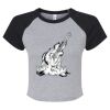 Women's Micro Rib Raglan Baby Tee Thumbnail