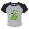 Women's Micro Rib Raglan Baby Tee Thumbnail