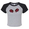 Women's Micro Rib Raglan Baby Tee Thumbnail