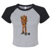 Women's Micro Rib Raglan Baby Tee Thumbnail