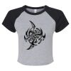Women's Micro Rib Raglan Baby Tee Thumbnail