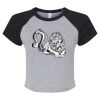Women's Micro Rib Raglan Baby Tee Thumbnail
