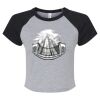 Women's Micro Rib Raglan Baby Tee Thumbnail