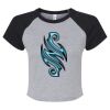 Women's Micro Rib Raglan Baby Tee Thumbnail