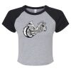 Women's Micro Rib Raglan Baby Tee Thumbnail