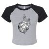 Women's Micro Rib Raglan Baby Tee Thumbnail