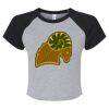 Women's Micro Rib Raglan Baby Tee Thumbnail