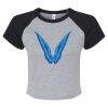 Women's Micro Rib Raglan Baby Tee Thumbnail