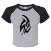 Women's Micro Rib Raglan Baby Tee Thumbnail