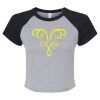 Women's Micro Rib Raglan Baby Tee Thumbnail
