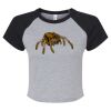 Women's Micro Rib Raglan Baby Tee Thumbnail