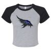 Women's Micro Rib Raglan Baby Tee Thumbnail