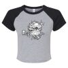 Women's Micro Rib Raglan Baby Tee Thumbnail