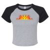 Women's Micro Rib Raglan Baby Tee Thumbnail