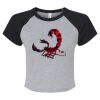 Women's Micro Rib Raglan Baby Tee Thumbnail