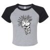 Women's Micro Rib Raglan Baby Tee Thumbnail