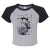Women's Micro Rib Raglan Baby Tee Thumbnail