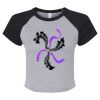 Women's Micro Rib Raglan Baby Tee Thumbnail